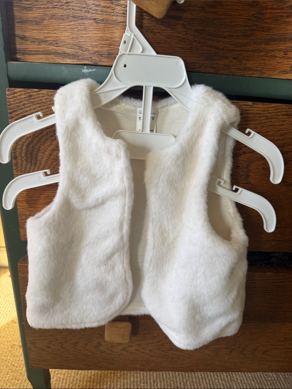 Carter's Cream Faux Fur-Lined Toddler Top